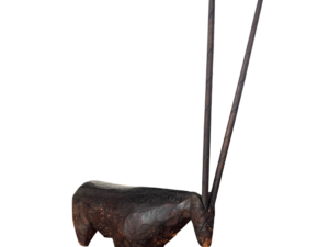 Carved Wood Gemsbok Sculpture