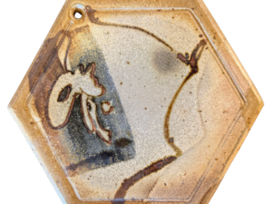 Studio Pottery Hexagonal Trivet