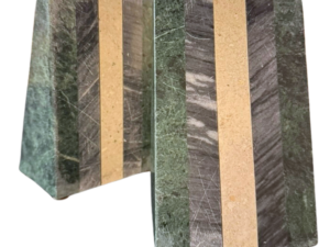 Pair of Mixed Marble Bookends