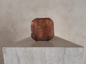 Modernist Copper Tray by Rebajes