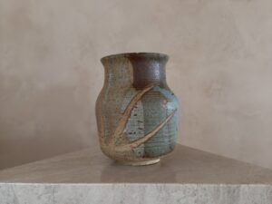 Studio Ceramic Vessel with Earth Toned Variations