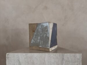 Studio Ceramic Box with Geometric Glaze